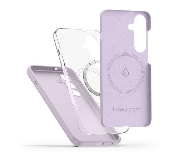 Tech-Protect Liquid Silicone Magsafe do Galaxy S25 Edge Mauve - 1343746 - zdjęcie 2